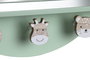 DKD Home Decor Espejo MDF 35x35x9 con Estante y Perchero, Surtido de 2 Unidades