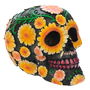 Puckator Figura Calavera Día de los Muertos Margaritas 11cm