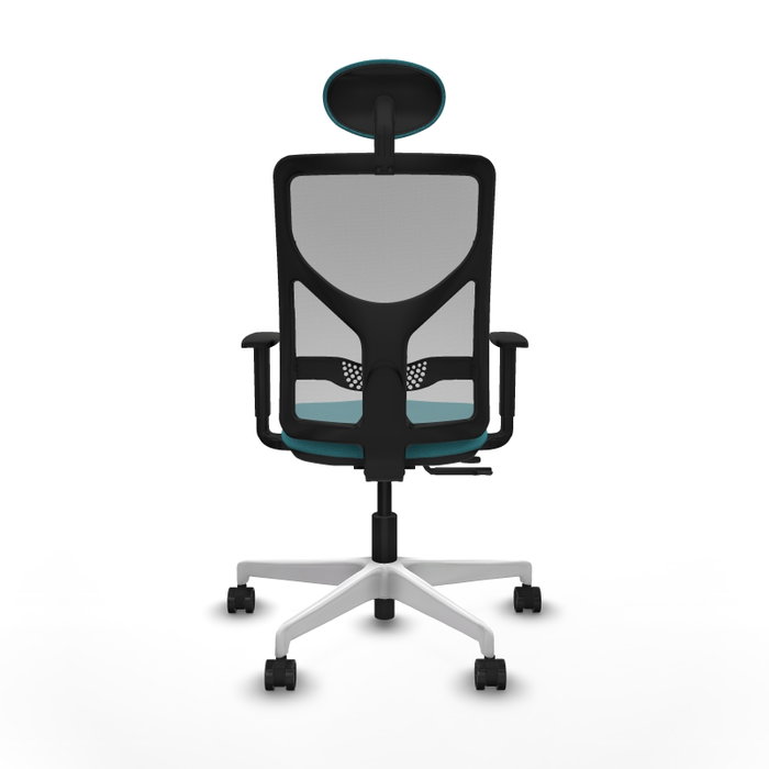 PIQUERAS Y CRESPO Silla de oficina Motilla con mecanismo Sincro/Traslack, Turquesa y Gris PIQUERAS Y CRESPO Silla de oficina Motilla con mecanismo Sincro/Traslack, Turquesa y Gris