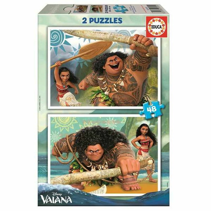 Educa Set de 2 Puzzles de 48 piezas Vaiana Educa Set de 2 Puzzles de 48 piezas Vaiana