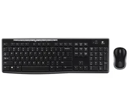 Logitech MK270 Teclado Inalámbrico QWERTZ Negro con Ratón Incluido