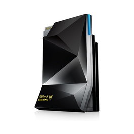 ASRock G10 AC2600 Gaming Router Negro, WLAN AC2600 (1733/800 Mbps) 4x Gigabit LAN, 2x USB 3.2, 256 MB Flash, Incluye Adaptador y Cables, H2R WLAN Stick Retail