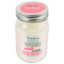 Home Deco Factory Tarro Con Vela "Moments Et Renco" - Modelo Petits Moments Magnolia / Belles Rencontres Vainilla Con Mensaje En Tarro Con Tapa De Rosca
