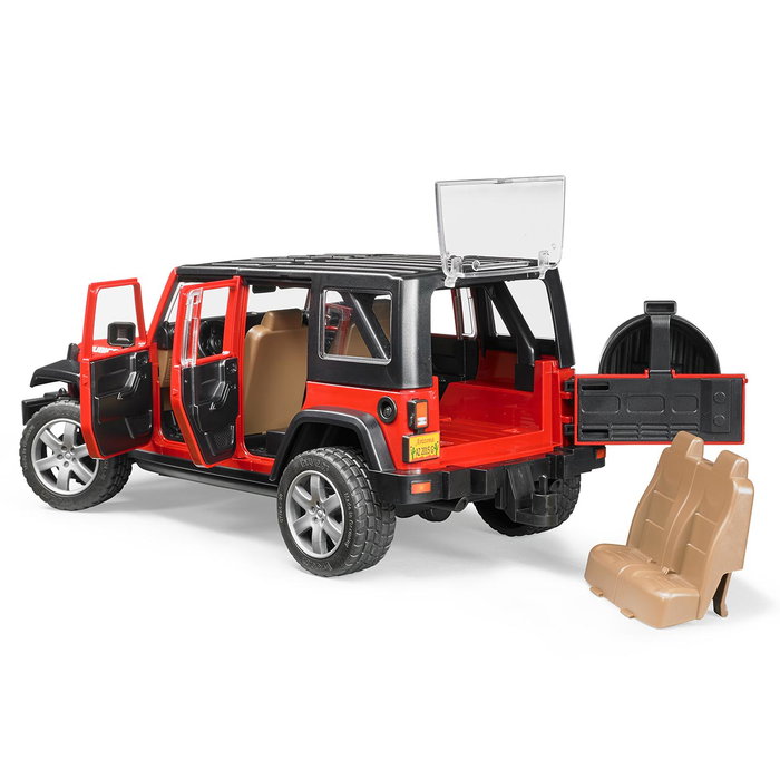 Bruder Jeep Wrangler Unlimited Rubicon 02525 Rojo