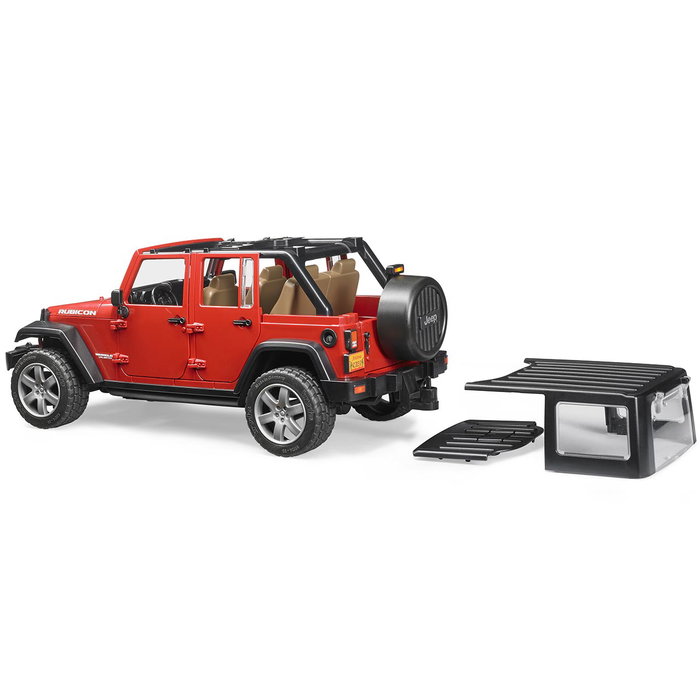 Bruder Jeep Wrangler Unlimited Rubicon 02525 Rojo