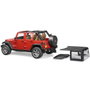 Bruder Jeep Wrangler Unlimited Rubicon 02525 Rojo