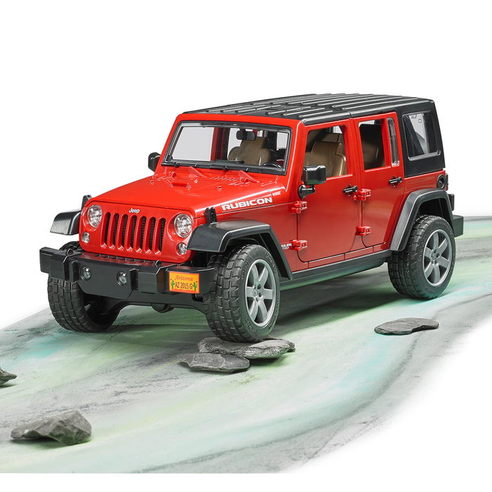 Bruder Jeep Wrangler Unlimited Rubicon 02525 Rojo