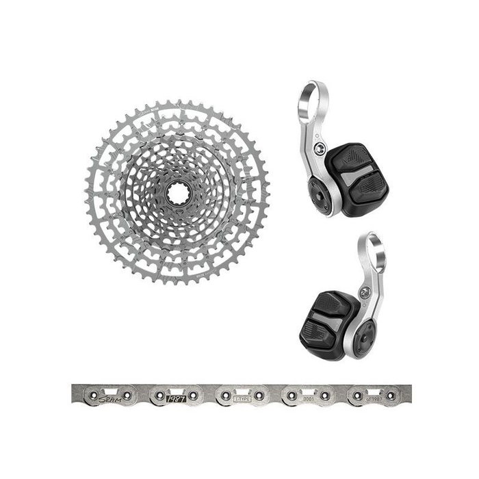 SRAM Grupo GS 1987 Edición Limitada – Transmisión T-Type Acabado Plateado SRAM Grupo GS 1987 Edición Limitada – Transmisión T-Type Acabado Plateado