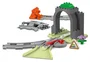 LEGO DUPLO My Town Set de expansión: Vías de tren y túnel
