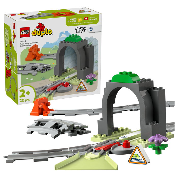 LEGO DUPLO Set de expansión: Vías de tren y túnel 10425 LEGO DUPLO Set de expansión: Vías de tren y túnel 10425