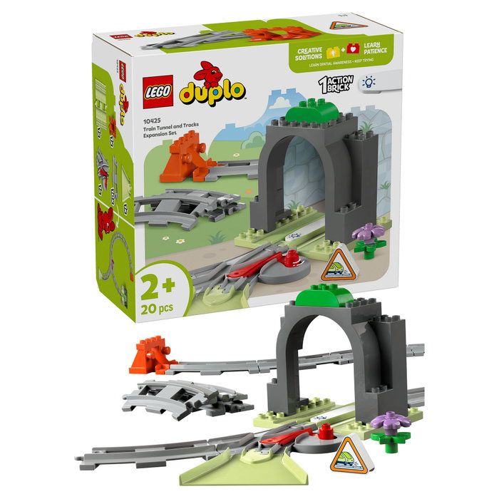 LEGO DUPLO Set de expansión: Vías de tren y túnel 10425 LEGO DUPLO Set de expansión: Vías de tren y túnel 10425