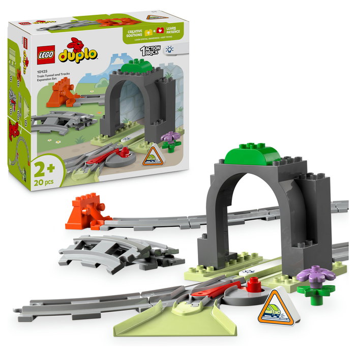 LEGO DUPLO Set de expansión: Vías de tren y túnel 10425 LEGO DUPLO Set de expansión: Vías de tren y túnel 10425