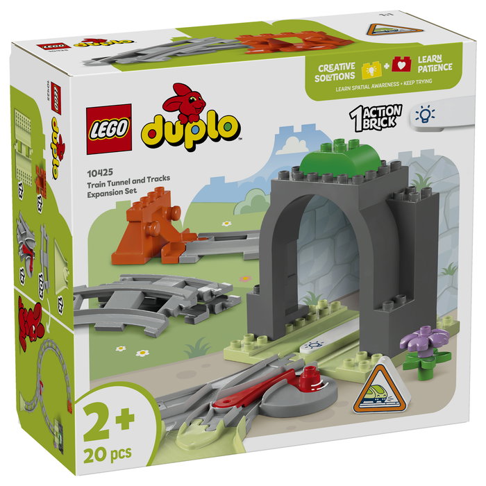 LEGO DUPLO Set de expansión: Vías de tren y túnel 10425 LEGO DUPLO Set de expansión: Vías de tren y túnel 10425