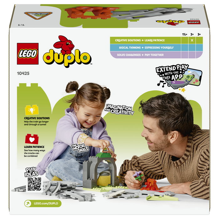 LEGO DUPLO Set de expansión: Vías de tren y túnel 10425 LEGO DUPLO Set de expansión: Vías de tren y túnel 10425