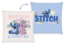 Herding Almohada Lilo & Stitch Soft Velboa Stitch & Angel Keep Palm & Carry On 40 x 40 cm
