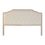 DKD Home Decor Cabecero de Cama Roble y Poliéster Beige 180x7x120