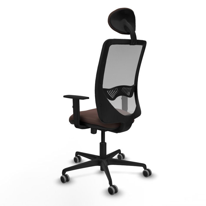 PIQUERAS Y CRESPO Silla de oficina Zulema con mecanismo Sincro/Traslack Marrón y Gris PIQUERAS Y CRESPO Silla de oficina Zulema con mecanismo Sincro/Traslack Marrón y Gris