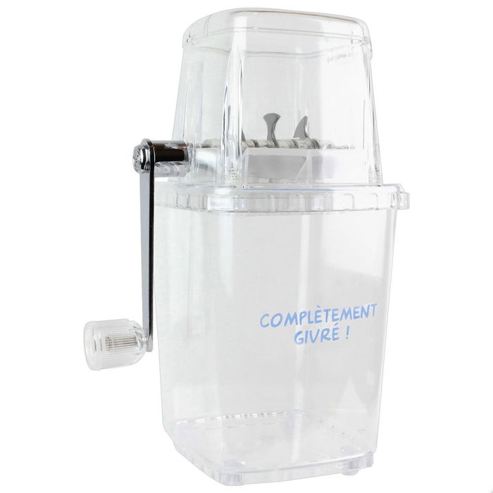 Pick and Drink Picadora Hielo Cocktail Lounge para Mojitos y Cócteles, Rompe Hielo Manual con Manivela, 15.3x11x23.5 cm