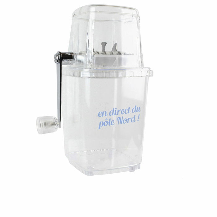 Pick&Drink Picadora de Hielo Manual con Manivela Transparente