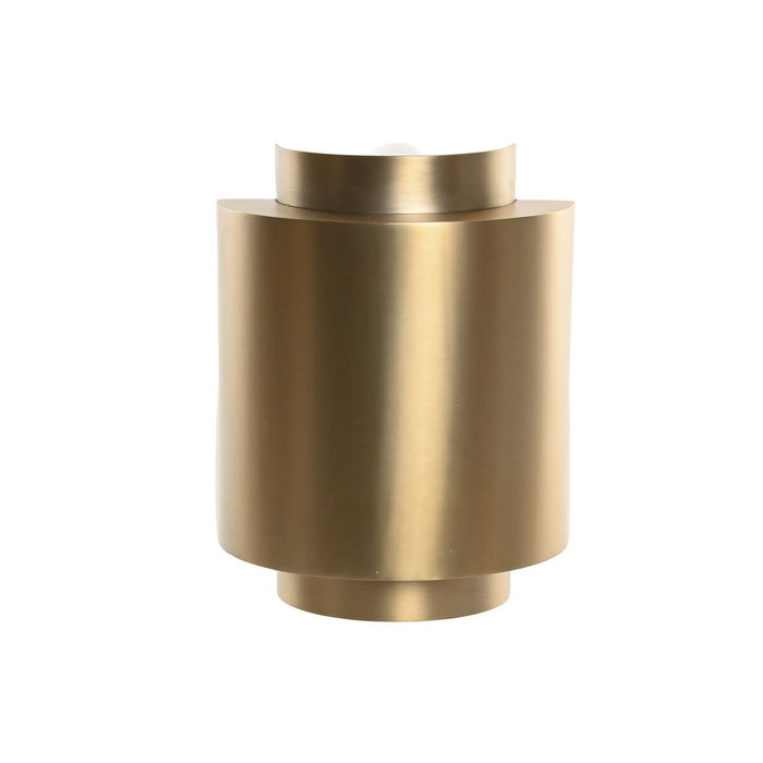 DKD Home Decor Lámpara Aplique Acero Patinado Dorado Mate