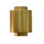DKD Home Decor Lámpara Aplique Acero Patinado Dorado Mate