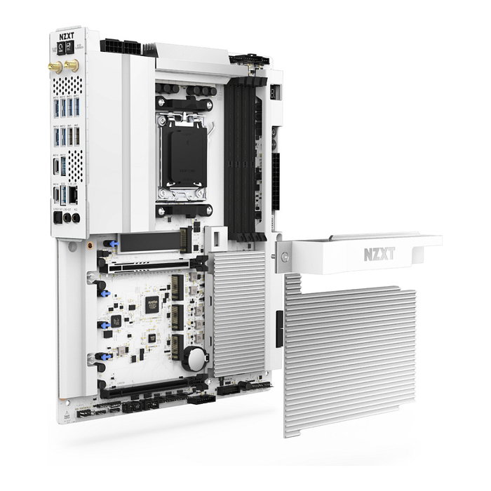 NZXT N9 X870E Blanco DDR5 AM5
