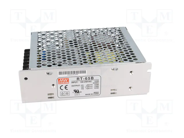 MEAN WELL RT-65B Alimentador de Módulo 64,6W MEAN WELL RT-65B Alimentador de Módulo 64,6W