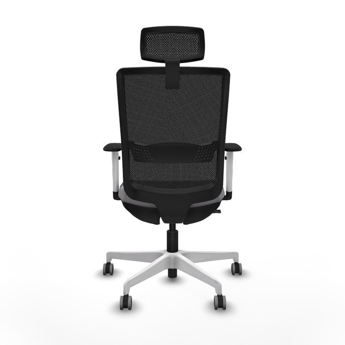 PIQUERAS Y CRESPO Silla de oficina Haches Gris/Negro con mecanismo Sincro/Traslack
