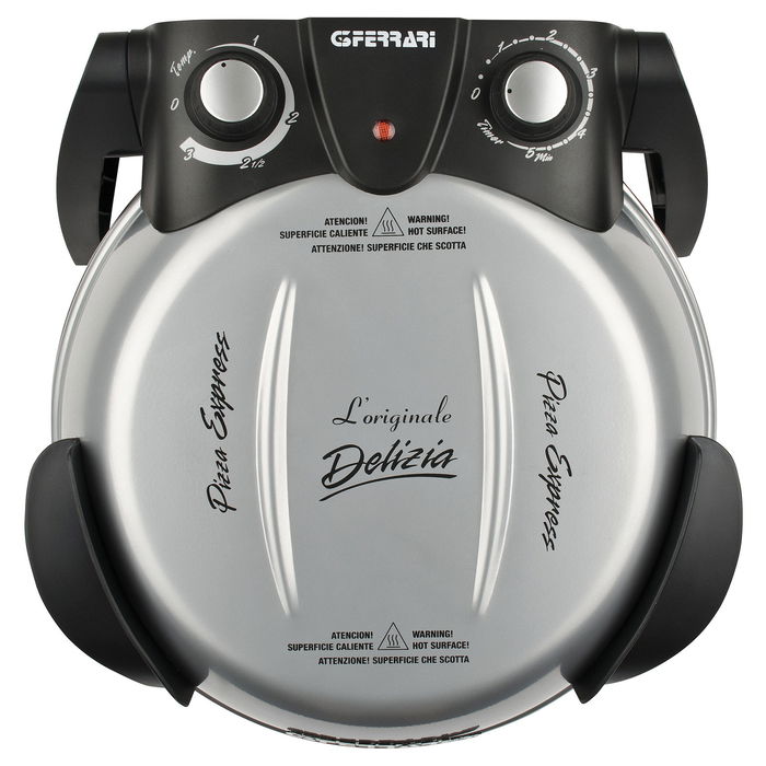 G3 Ferrari Delizia Pizzaofen G1000606, 1200W, für 31cm Pizza, silber