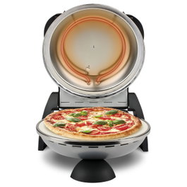 G3 Ferrari Delizia Horno para Pizza de 1200 W, Plata
