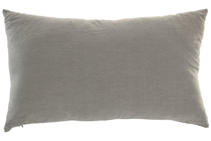 DKD Home Decor Cojín Algodón Jaquard Gris 70x40 cm (Pack de 2)