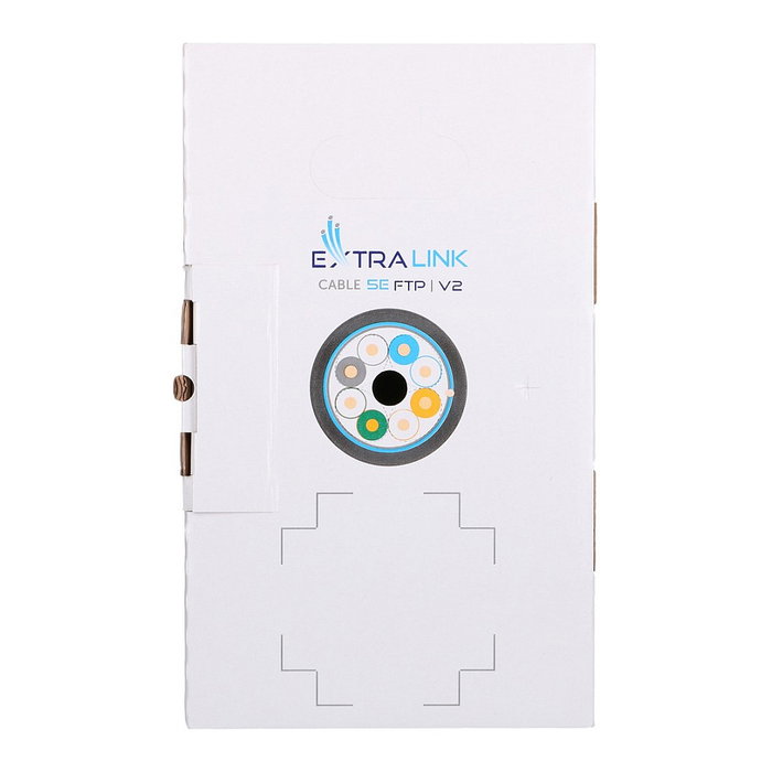 Extralink Cable de red CAT5E FTP (F/UTP) V2 Exterior 305m