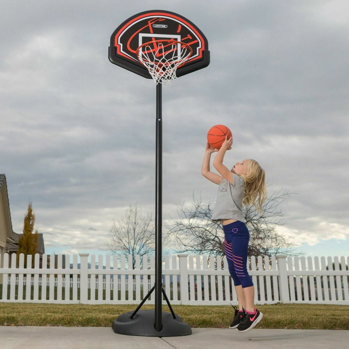 Color Baby Canasta de baloncesto portátil ajustable 165-222 cm