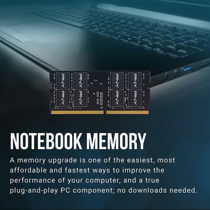 PNY Módulo de Memoria 8 GB DDR4 3200 MHz CL22 para Portátil