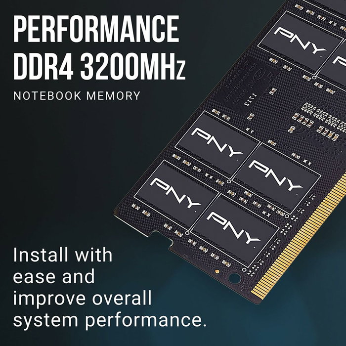 PNY Módulo de Memoria 8 GB DDR4 3200 MHz CL22 para Portátil