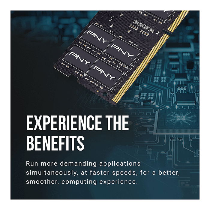 PNY Performance Memoria RAM para Portátil 8GB DDR4 3200MHz CL22 SO-DIMM 260-pin 1x8GB