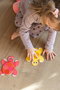 Diset Goula Color Turtles - Juego Educativo de Madera para Niños a Partir de 2 años con 4 Caparazones y 16 Piezas