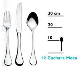 Aler Cuchara Postre Moca, Cubiertos, Cubertería, Cucharas