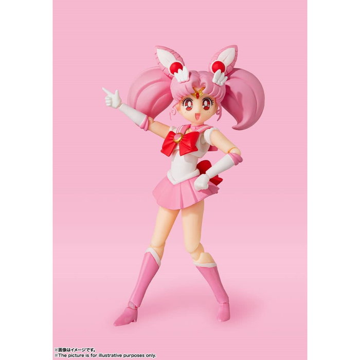 Tamashii Nations SH Figuarts Sailor Chibi Moon Figura Articulada Edición Color Animación 10cm