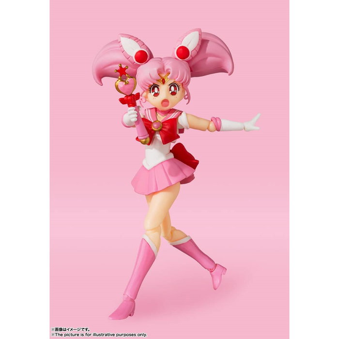 Tamashii Nations SH Figuarts Sailor Chibi Moon Figura Articulada Edición Color Animación 10cm
