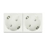 DeLOCK Tomacorriente Easy 45 disposición 45° 2 vías extensible Blanco