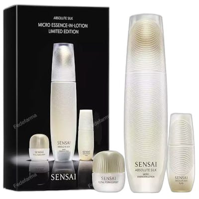 Sensai Set Absolute Silk, Radiance & Hydration, Essence Lotion, Fluid y Cream
