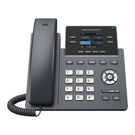 Grandstream GRP-2612G - Teléfono IP SIP Business de Entrada con 4 Líneas, Pantalla a Color 2.8", Gigabit, PoE