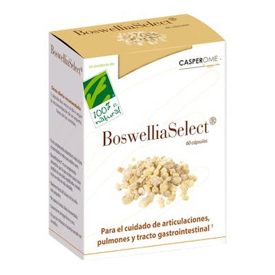Cien Por Cien Natural Boswelliaselect 60 Cápsulas Ayuda Flexibilidad y Confort Articulaciones Cien Por Cien Natural Boswelliaselect 60 Cápsulas Ayuda Flexibilidad y Confort Articulaciones