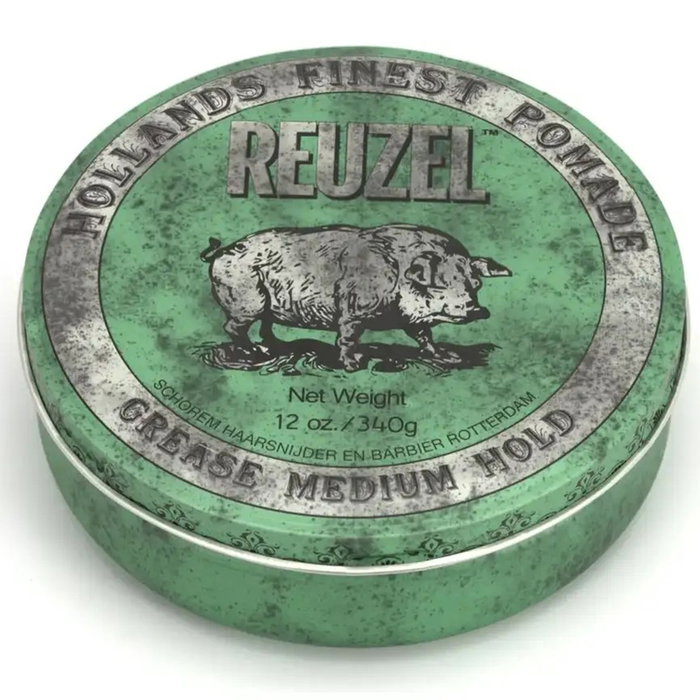 Reuzel Green Pomade Medium Hold Grease 340 gr Reuzel Green Pomade Medium Hold Grease 340 gr