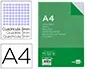Liderpapel Recambio A4 100 Hojas 60gr Cuadro 3mm Con Margen 4 Taladros