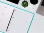 Liderpapel Recambio A4 100 Hojas 60gr Cuadro 3mm Con Margen 4 Taladros