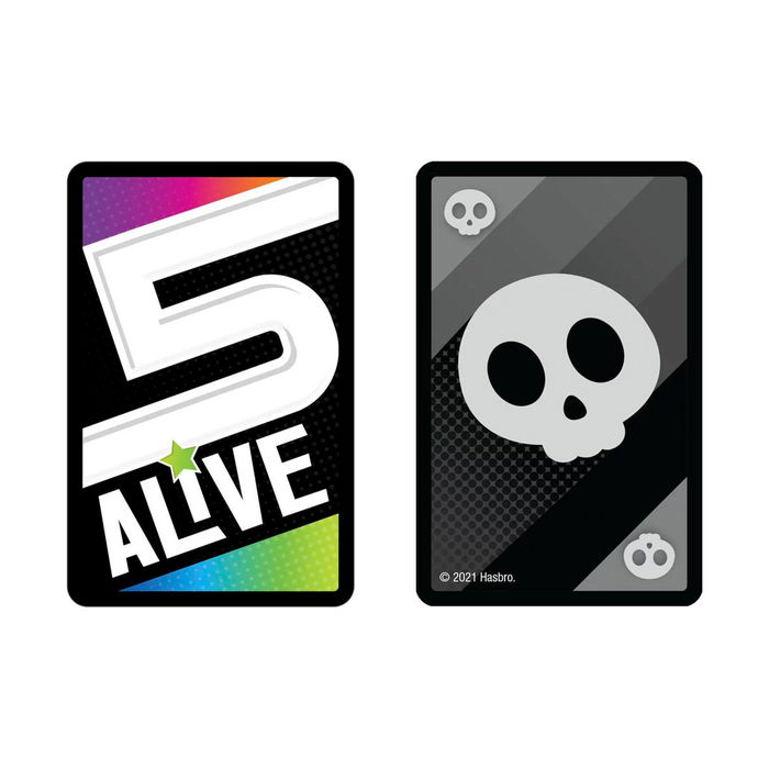 Hasbro Gaming F4205 Five Alive Juego de Cartas en Francés para Familia y Amigos +8 Años