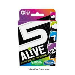 Hasbro Gaming F4205 Five Alive Juego de Cartas en Francés para Familia y Amigos +8 Años