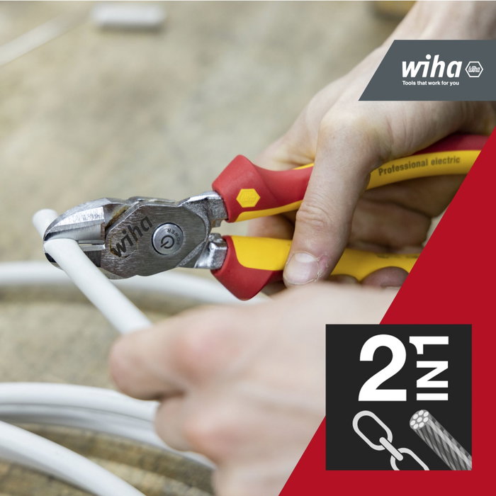 Wiha BiCut Professional Alicate de corte diagonal con DynamicJoint
